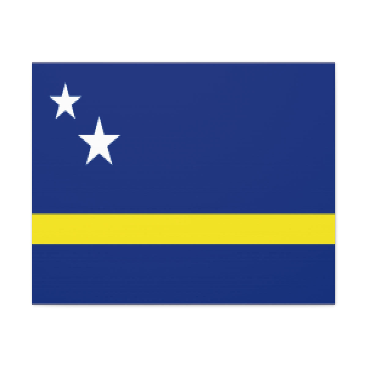 Curacao Country Flag Canvas Vibrant Wall Art Unframed Home Decor-Express Your Love Gifts