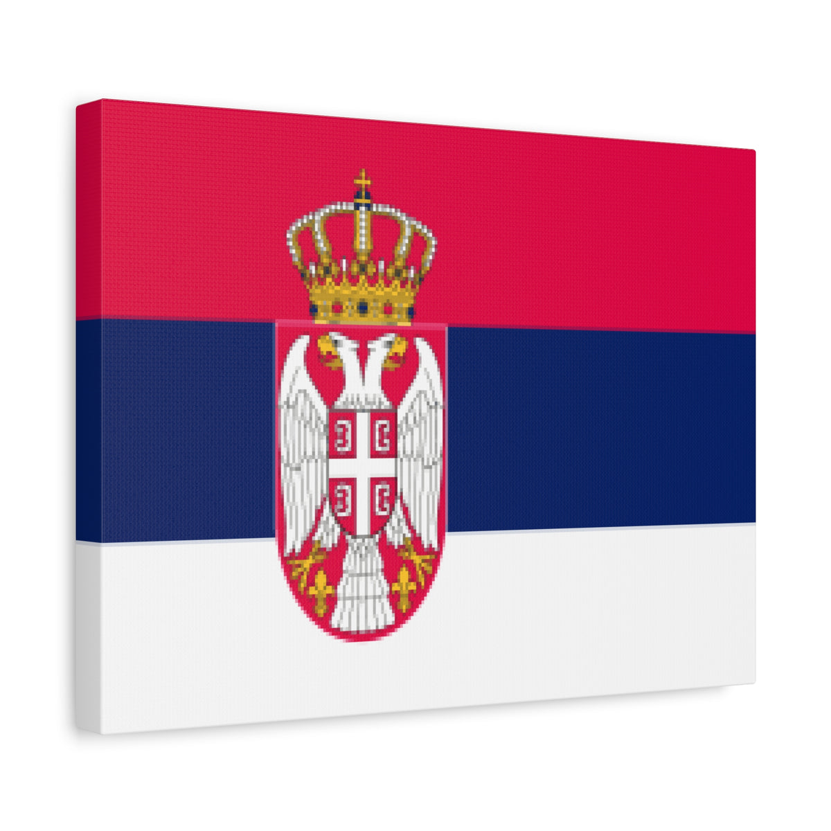 Serbia Country Flag Canvas Vibrant Wall Art Unframed Home Decor-Express Your Love Gifts