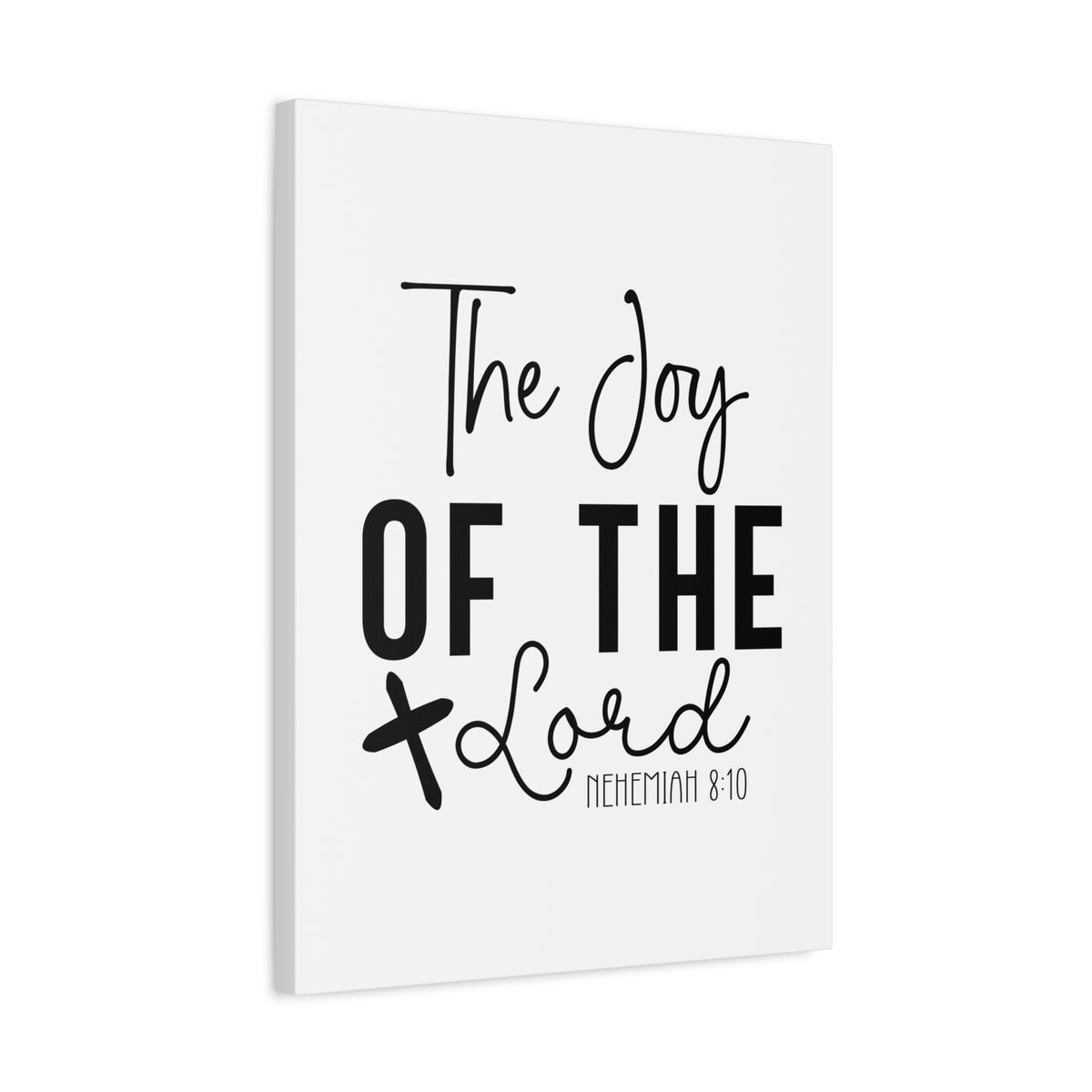Scripture Walls Nehemiah 8:10 The Day of the Lord Bible Verse Canvas Christian Wall Art Ready to Hang Unframed-Express Your Love Gifts