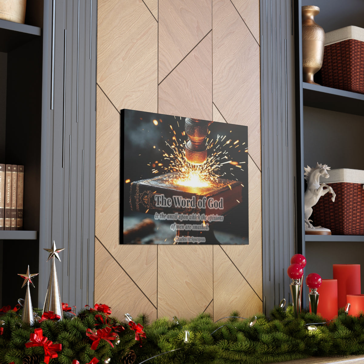 Scripture Walls The Word of God by Charles H. Spurgeon Bible Verse Canvas Christian Wall Art Ready to Hang Unframed-Express Your Love Gifts