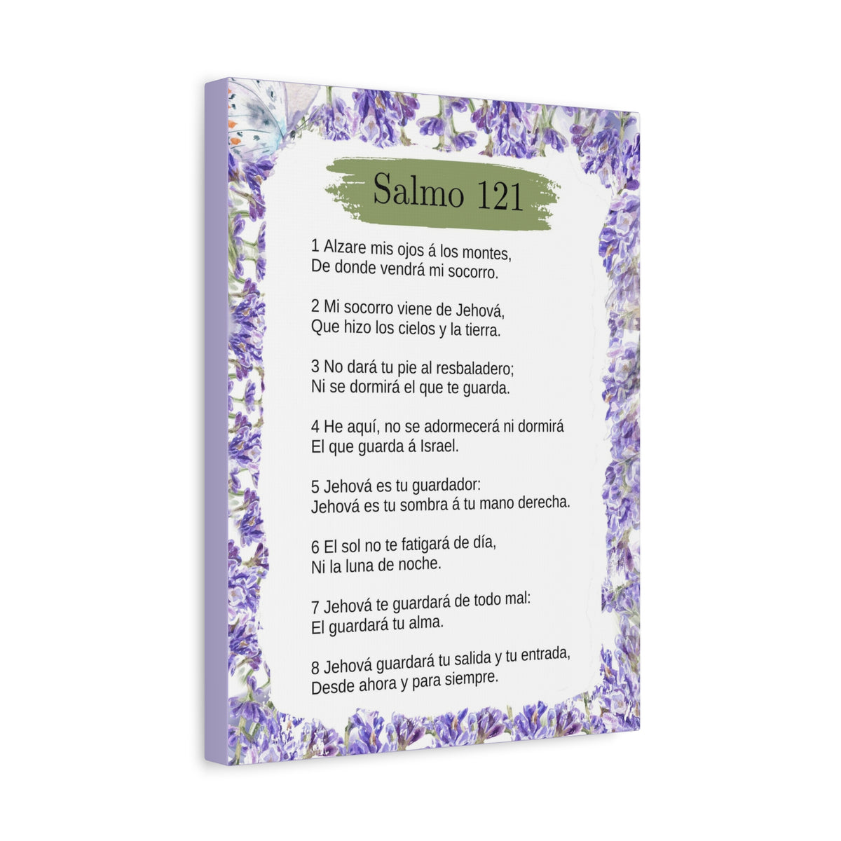 Salmo 121 Impresion De Arte Crist en Pared Lista Para Colgar in Spanish Ready to Hang Bible Canvas Unframed-Express Your Love Gifts