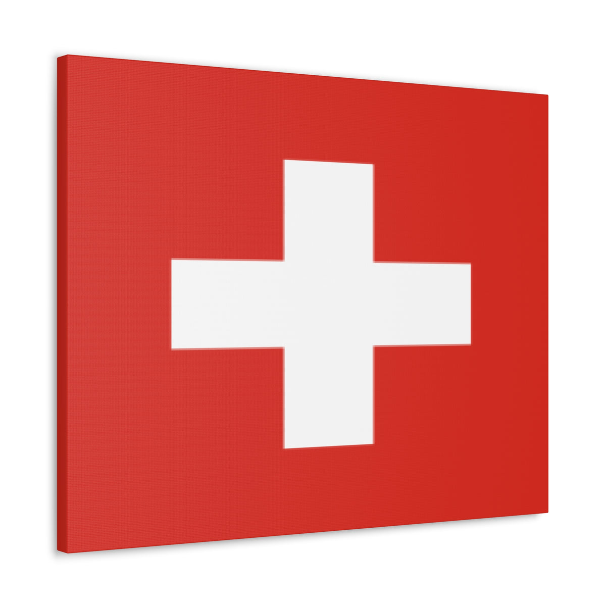 Switzerland Country Flag Canvas Vibrant Wall Art Unframed Home Decor-Express Your Love Gifts