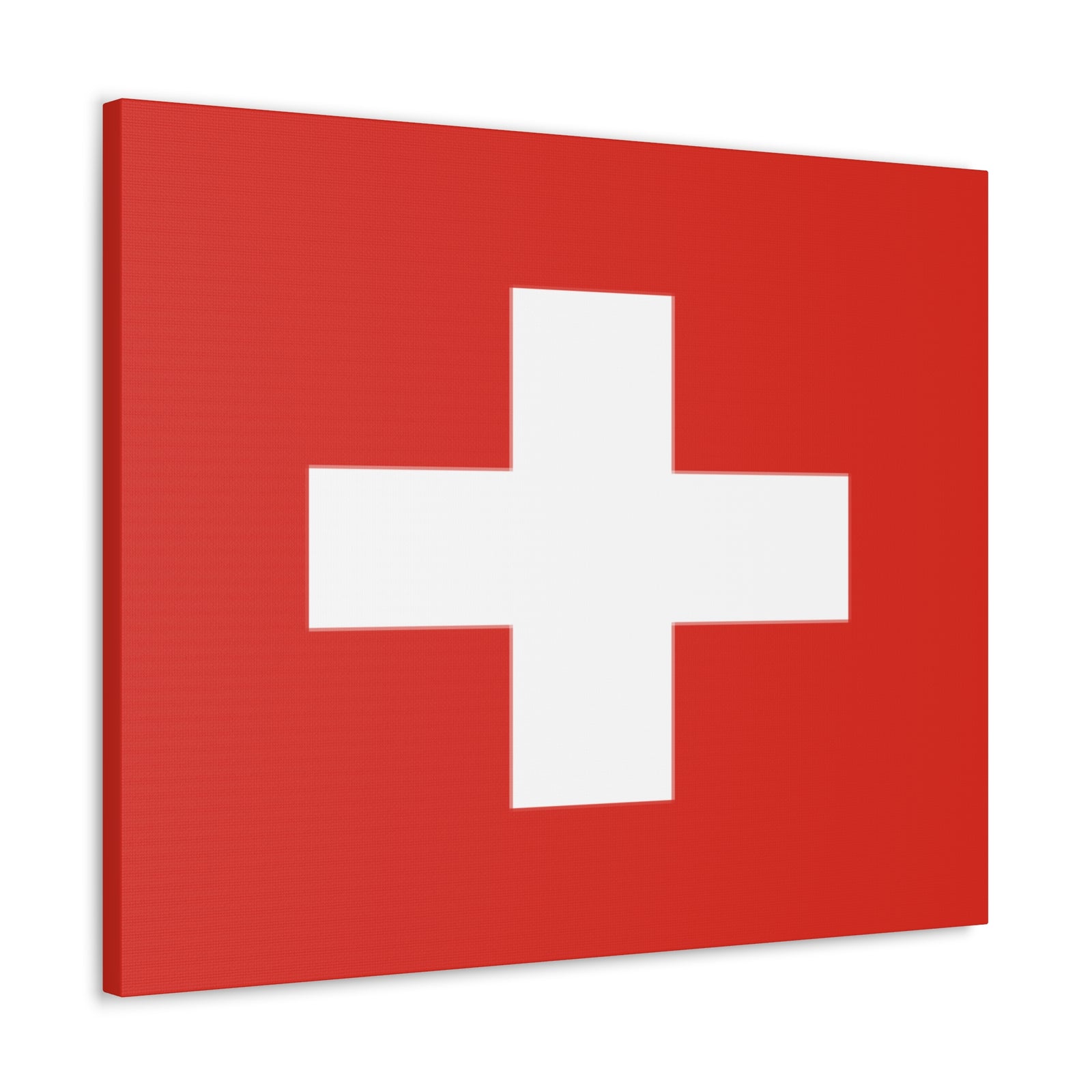 Switzerland Country Flag Canvas Vibrant Wall Art Unframed Home Decor-Express Your Love Gifts
