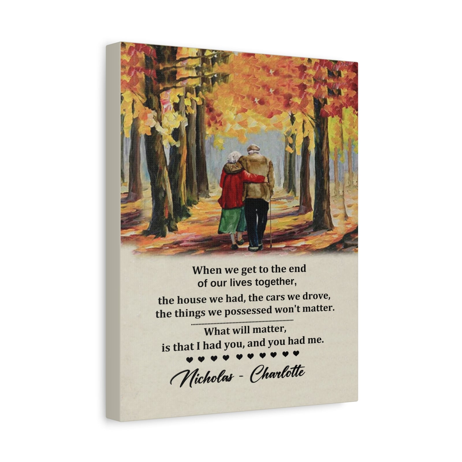 Personalized Our Lives Together Canvas-Express Your Love Gifts