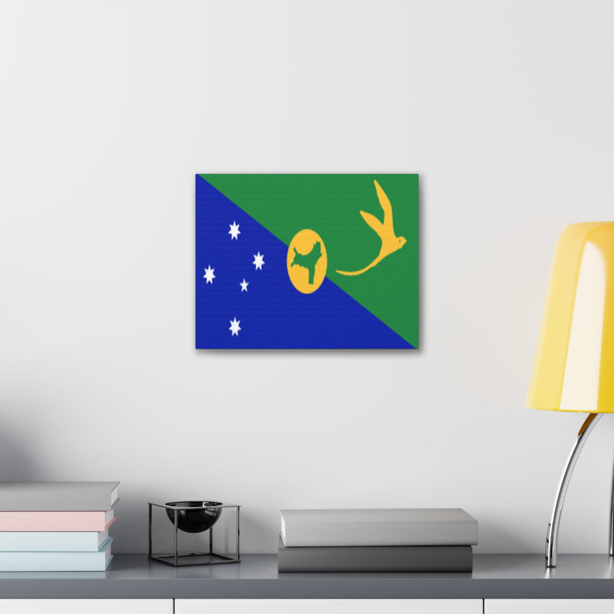 Christmas Island Country Flag Canvas Vibrant Wall Art Unframed Home Decor-Express Your Love Gifts