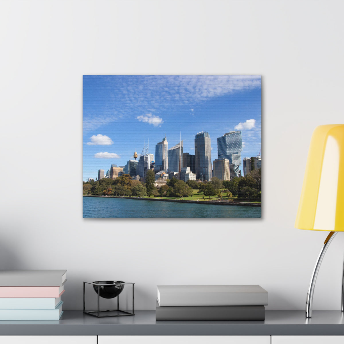 Sydney Daytime Skyline Canvas Artwork High-Quality Breathtaking Stunning Cityscape for Home Decor Ready to Hang-Express Your Love Gifts