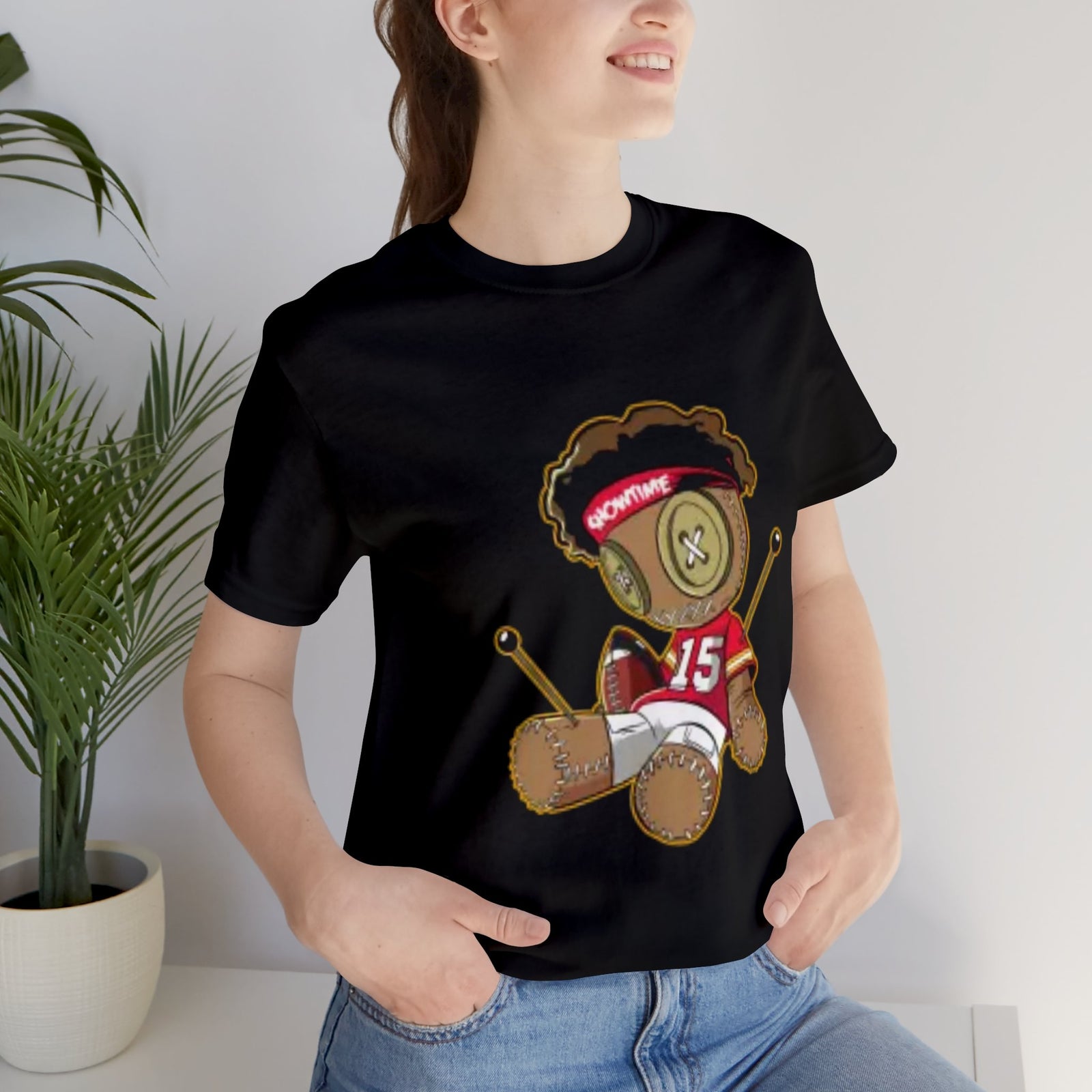 I Hate Mahomes QB Voodoo Doll T-Shirt Kansas City Loses Comfy Cotton Unisex-Express Your Love Gifts