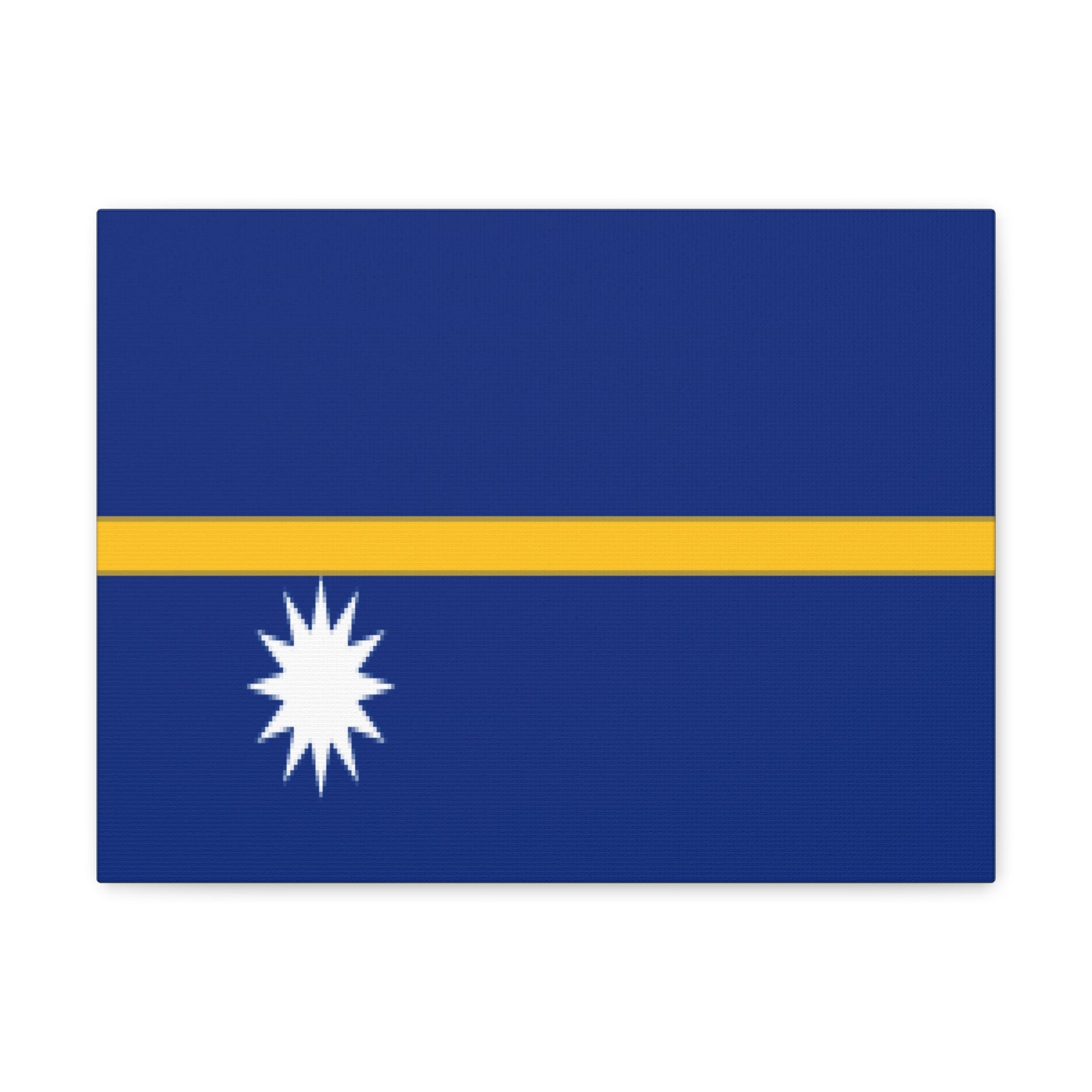 Nauru Country Flag Canvas Vibrant Wall Art Unframed Home Decor-Express Your Love Gifts