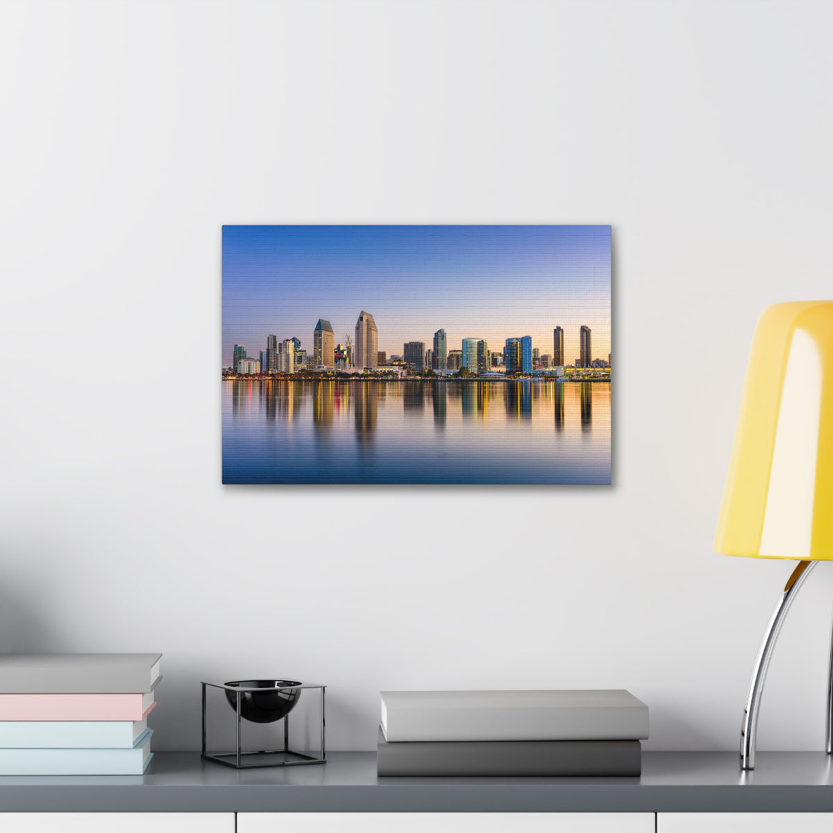 San Diego Daytime Skyline Canvas Artwork High-Quality Breathtaking Stunning Cityscape for Home Decor Ready to Hang-Express Your Love Gifts