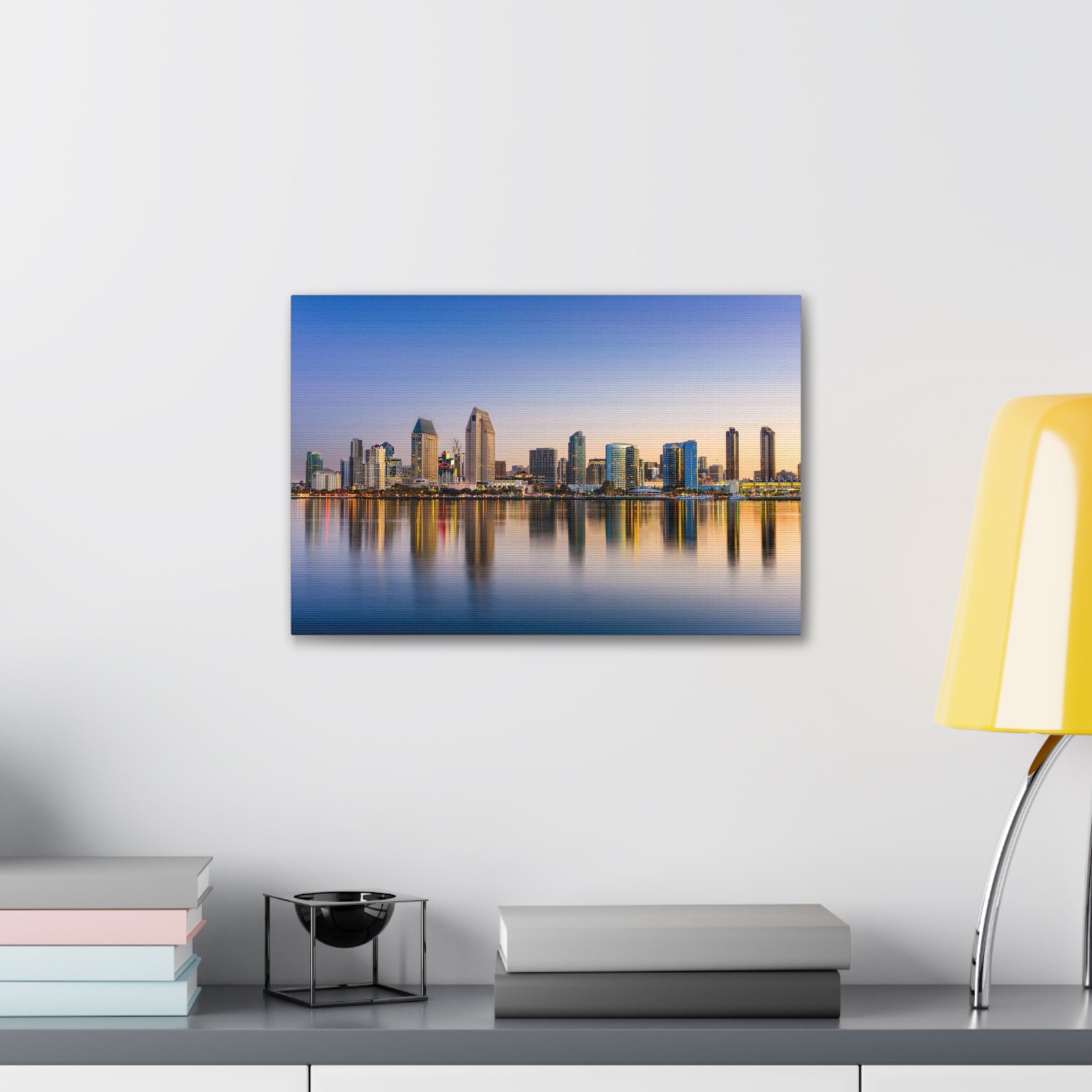 San Diego Daytime Skyline Canvas Artwork High-Quality Breathtaking Stunning Cityscape for Home Decor Ready to Hang-Express Your Love Gifts