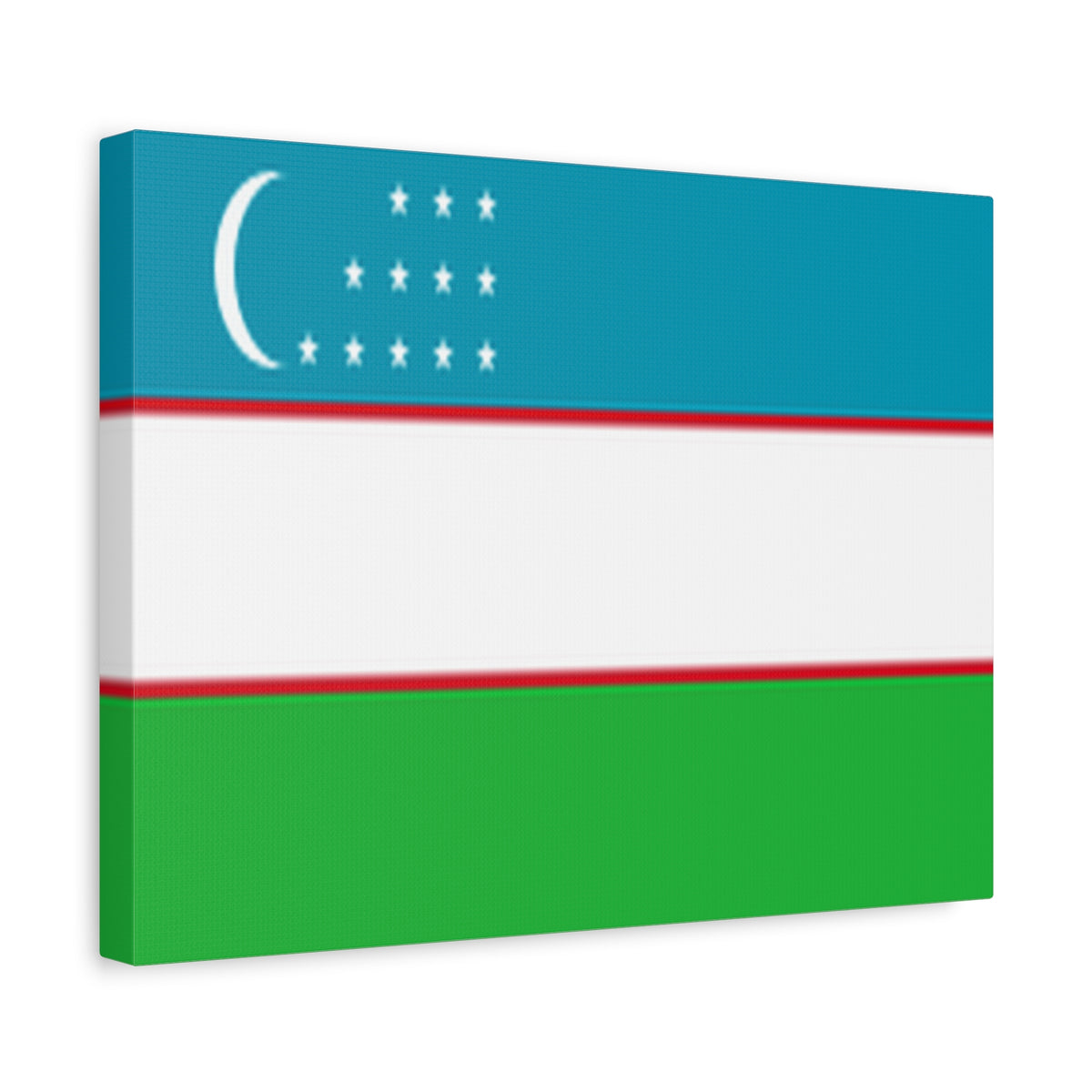 Uzbekistan Country Flag Canvas Vibrant Wall Art Unframed Home Decor-Express Your Love Gifts