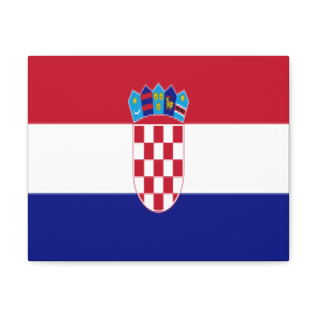 Croatia Country Flag Canvas Vibrant Wall Art Unframed Home Decor-Express Your Love Gifts