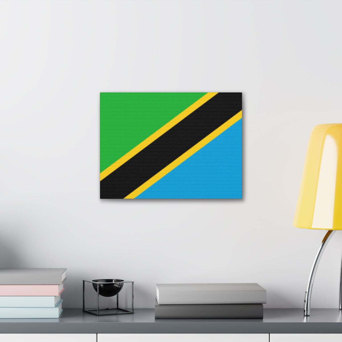 Tanzania Country Flag Canvas Vibrant Wall Art Unframed Home Decor-Express Your Love Gifts