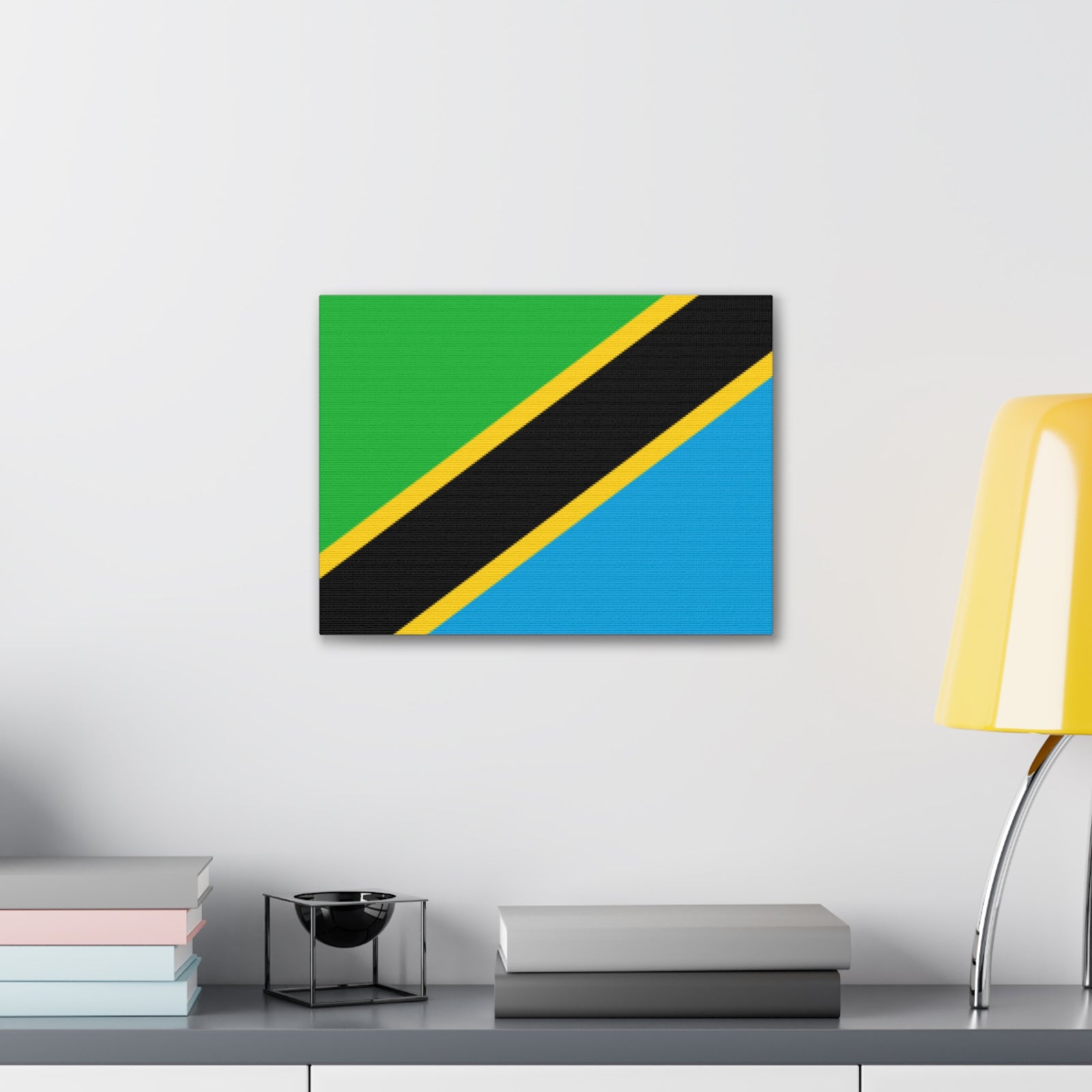 Tanzania Country Flag Canvas Vibrant Wall Art Unframed Home Decor-Express Your Love Gifts