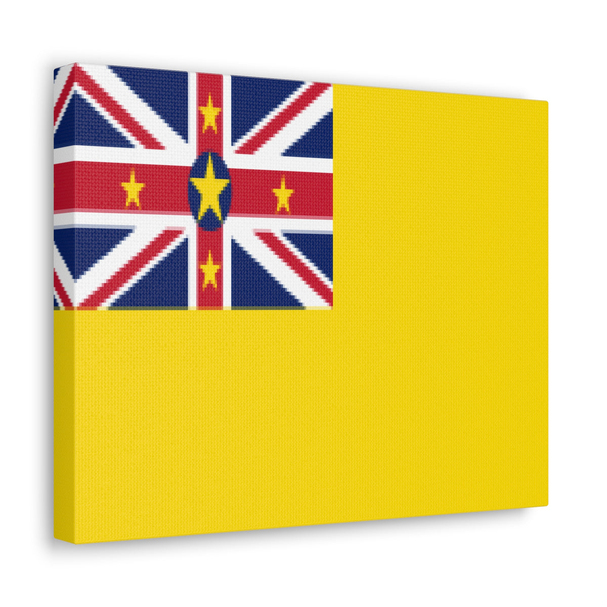 Niue Country Flag Canvas Vibrant Wall Art Unframed Home Decor-Express Your Love Gifts