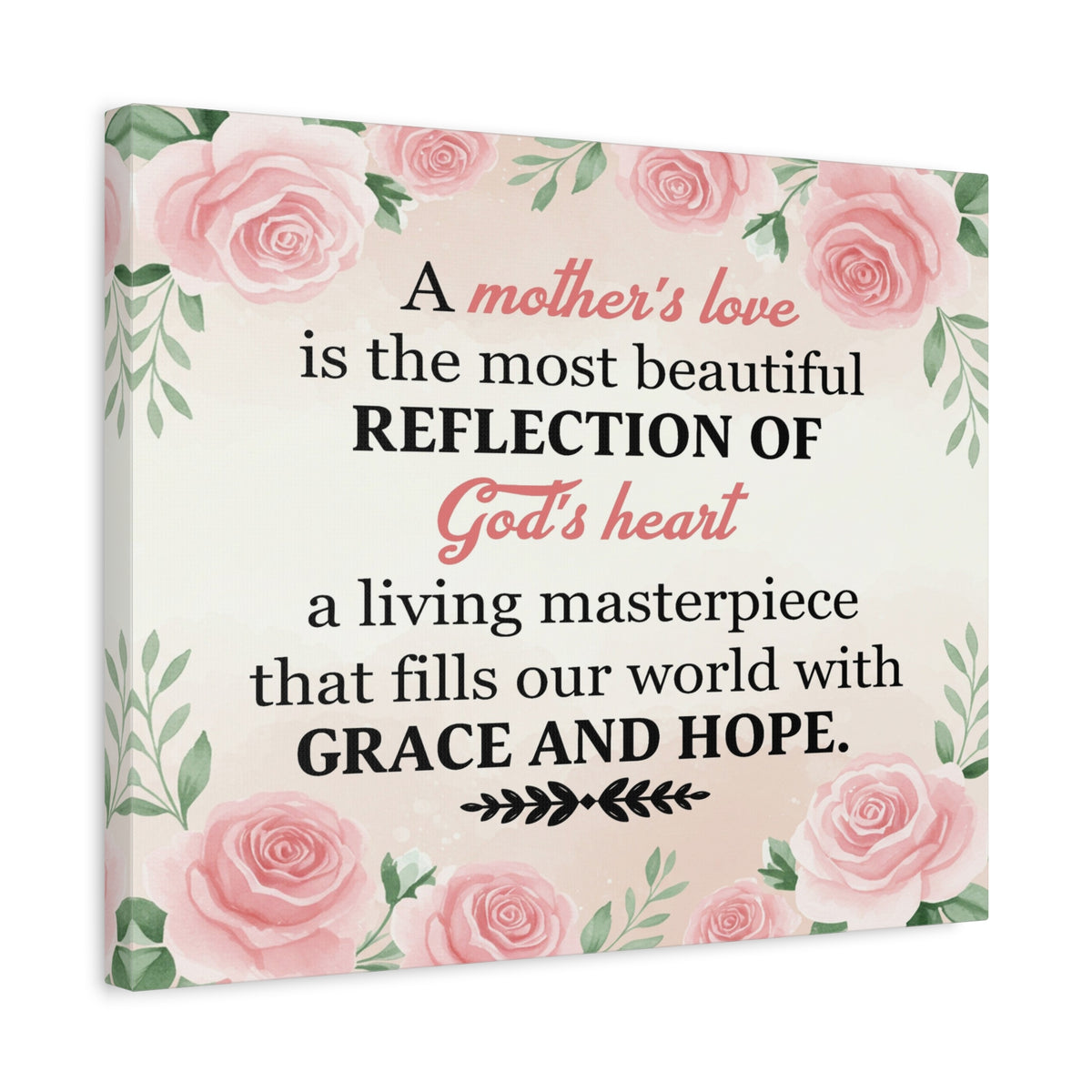 Inspirational Canvas Grace and Hope Wall Decor for Home Office Gym Inspiring Success Quote Print Ready to Hang Unframed-Express Your Love Gifts