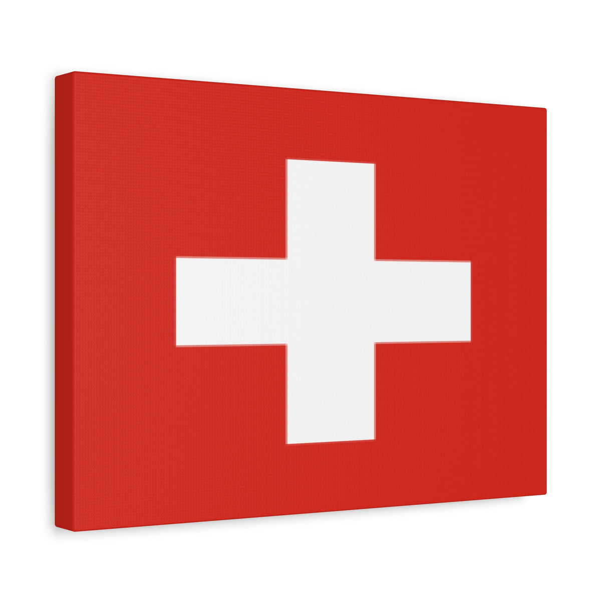 Switzerland Country Flag Canvas Vibrant Wall Art Unframed Home Decor-Express Your Love Gifts