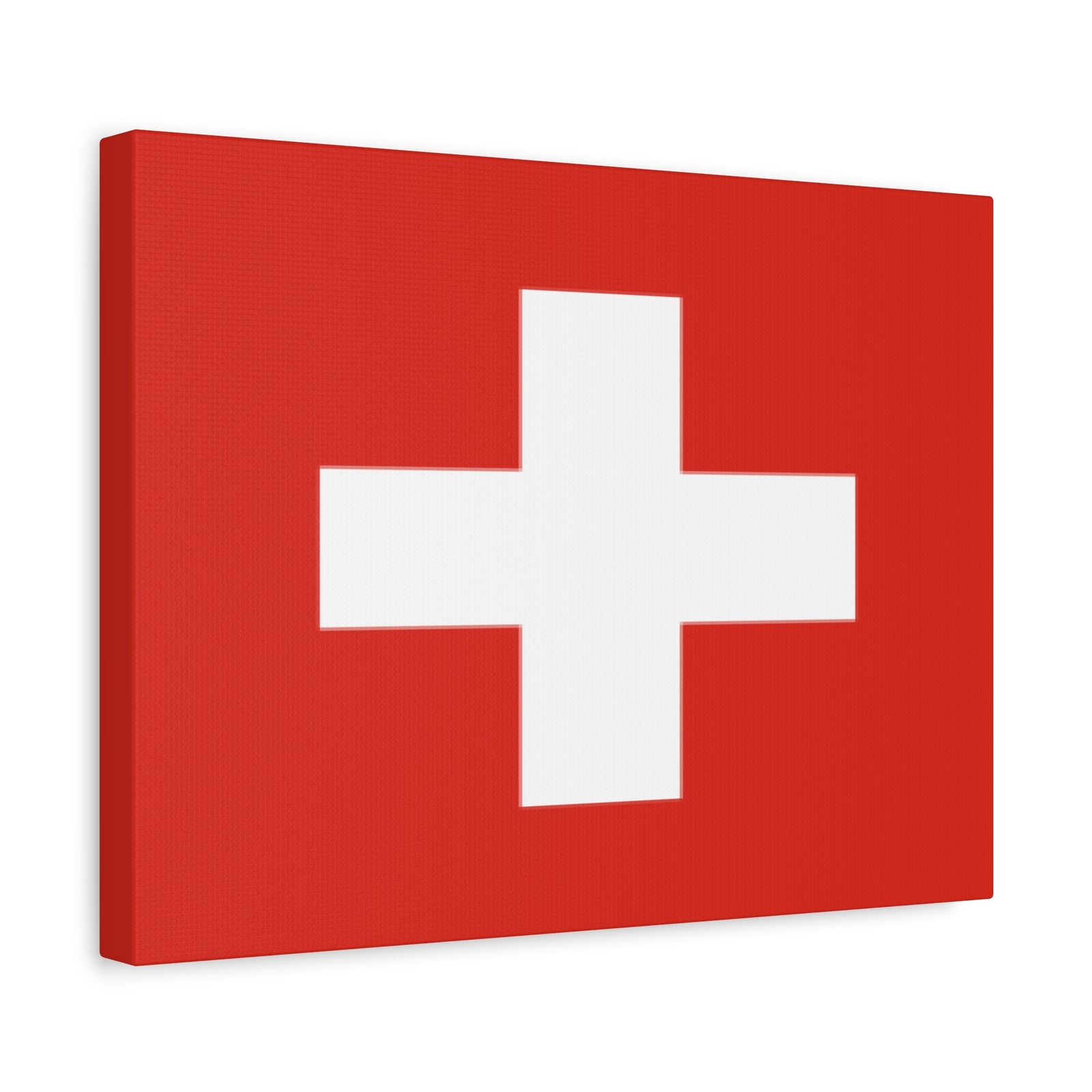Switzerland Country Flag Canvas Vibrant Wall Art Unframed Home Decor-Express Your Love Gifts