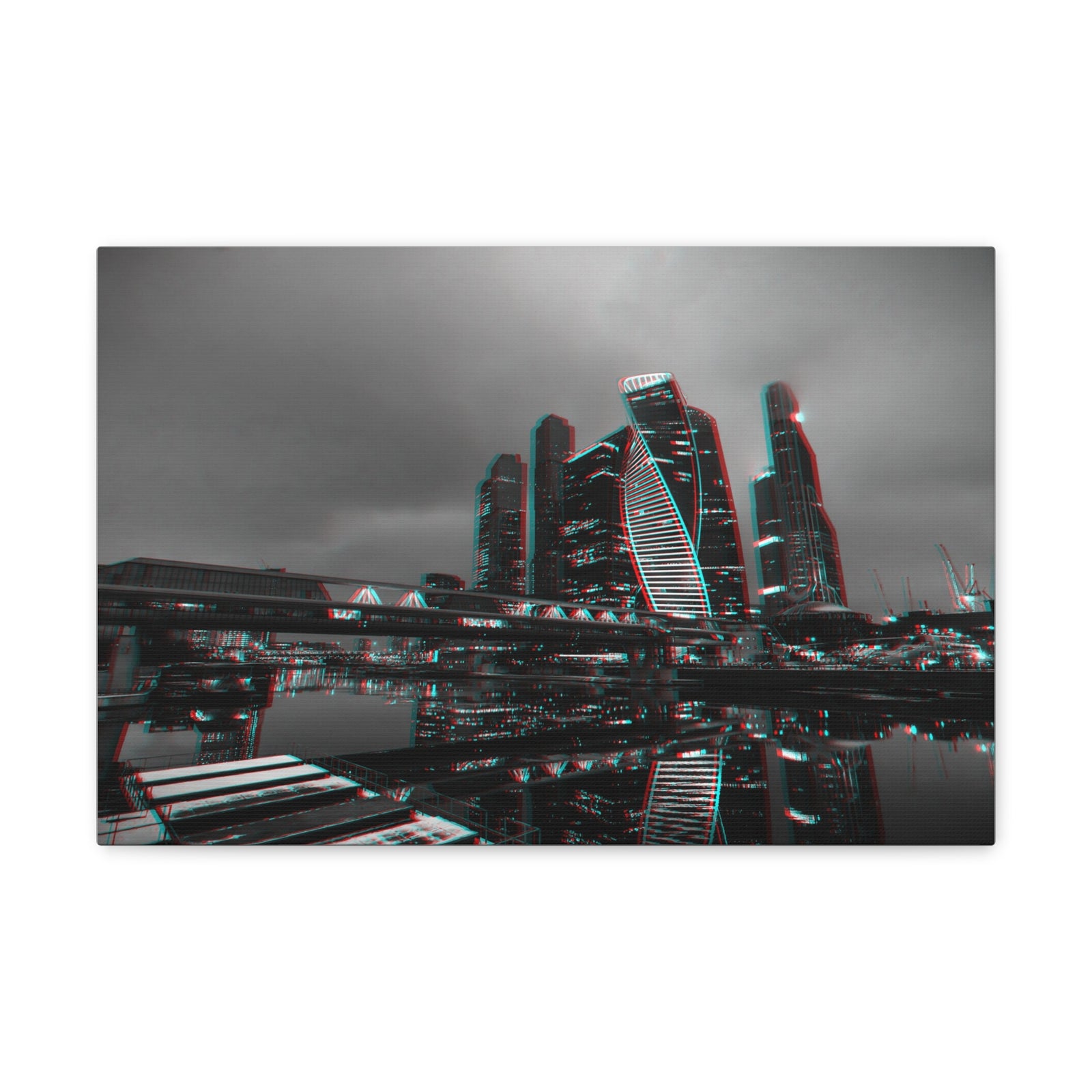 Moscow Black And White Skyline Canvas Artwork High-Quality Breathtaking Stunning Cityscape for Home Decor Ready to Hang-Express Your Love Gifts