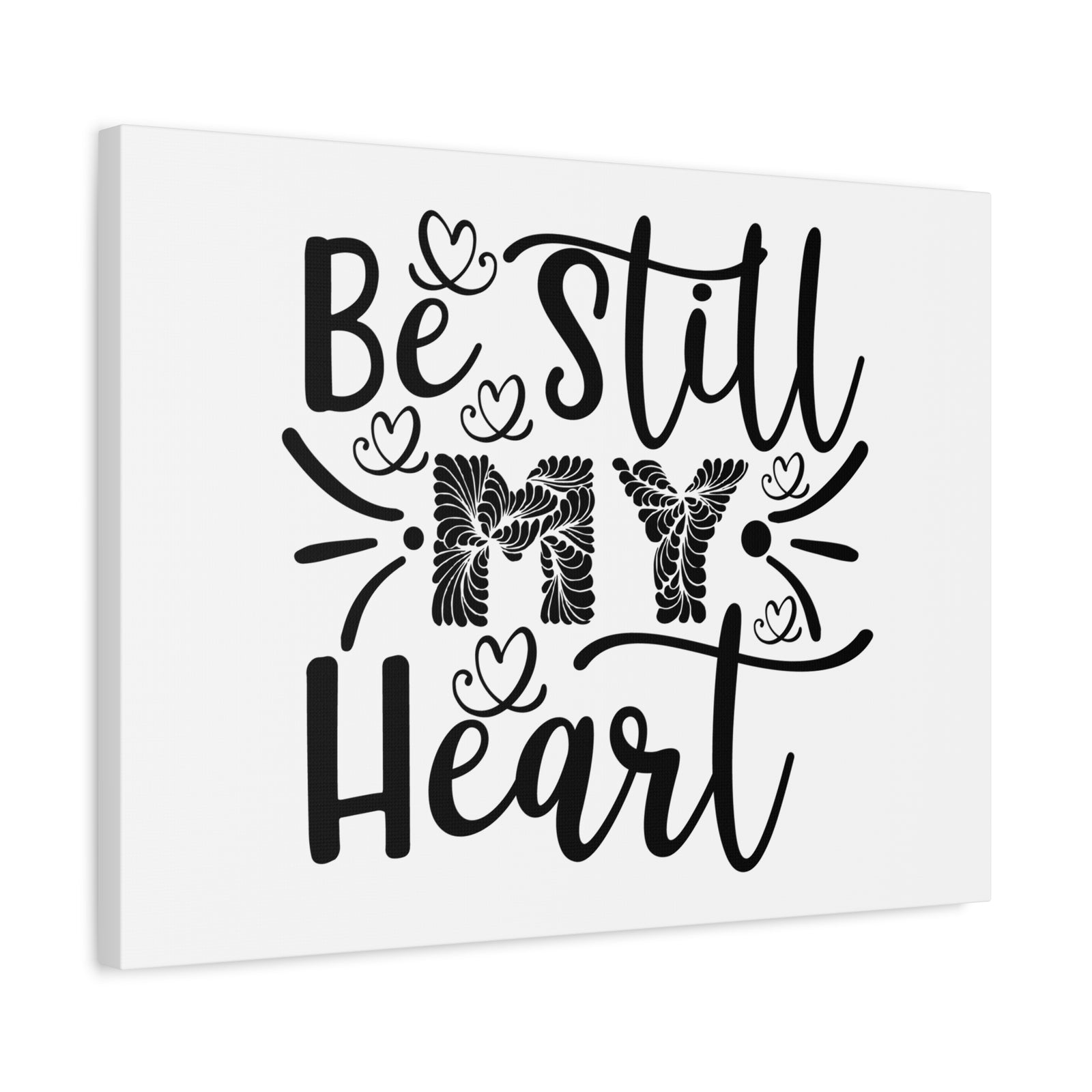 Scripture Walls Be Still My Heart Psalm 46:10 Christian Wall Art Print Ready to Hang-Express Your Love Gifts