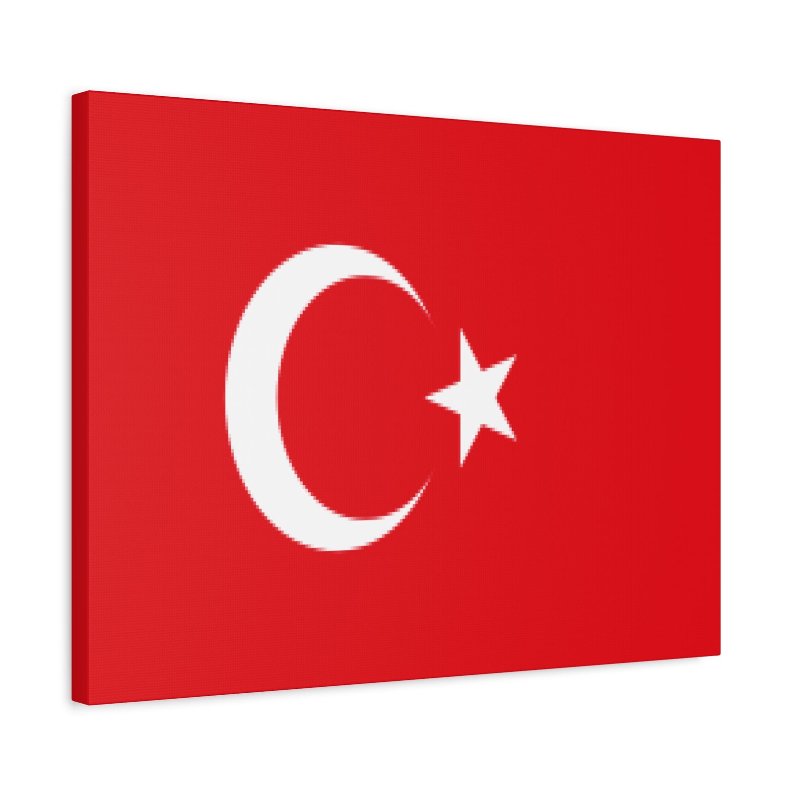 Turkey Country Flag Canvas Vibrant Wall Art Unframed Home Decor-Express Your Love Gifts