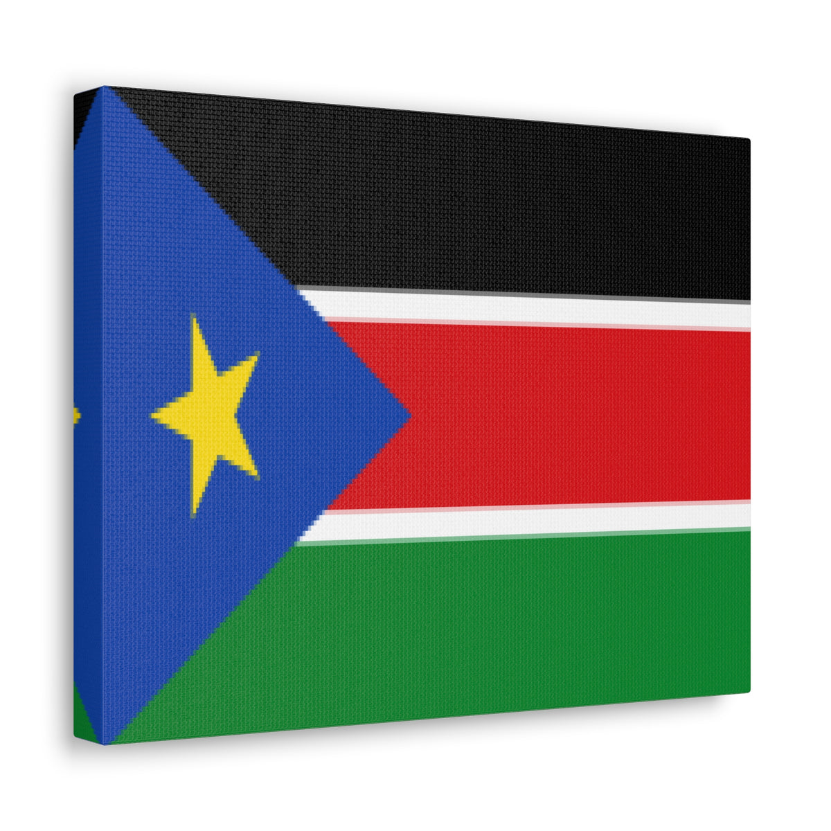 South Sudan Country Flag Canvas Vibrant Wall Art Unframed Home Decor-Express Your Love Gifts