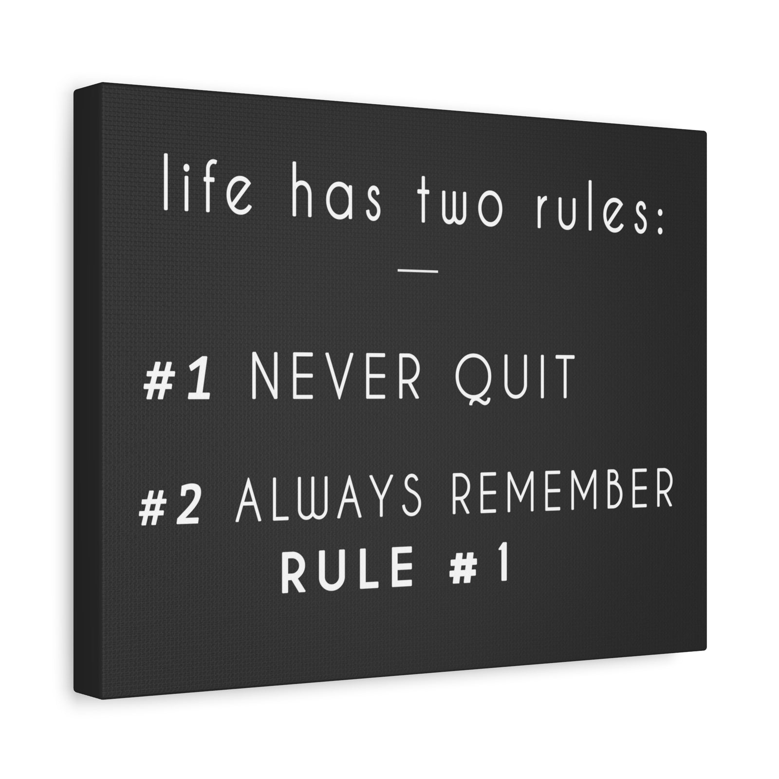Inspirational Wall Art Never Quit Always Remember Motivation Wall Decor for Home Office Gym Inspiring Success Quote Print Ready to Hang-Express Your Love Gifts