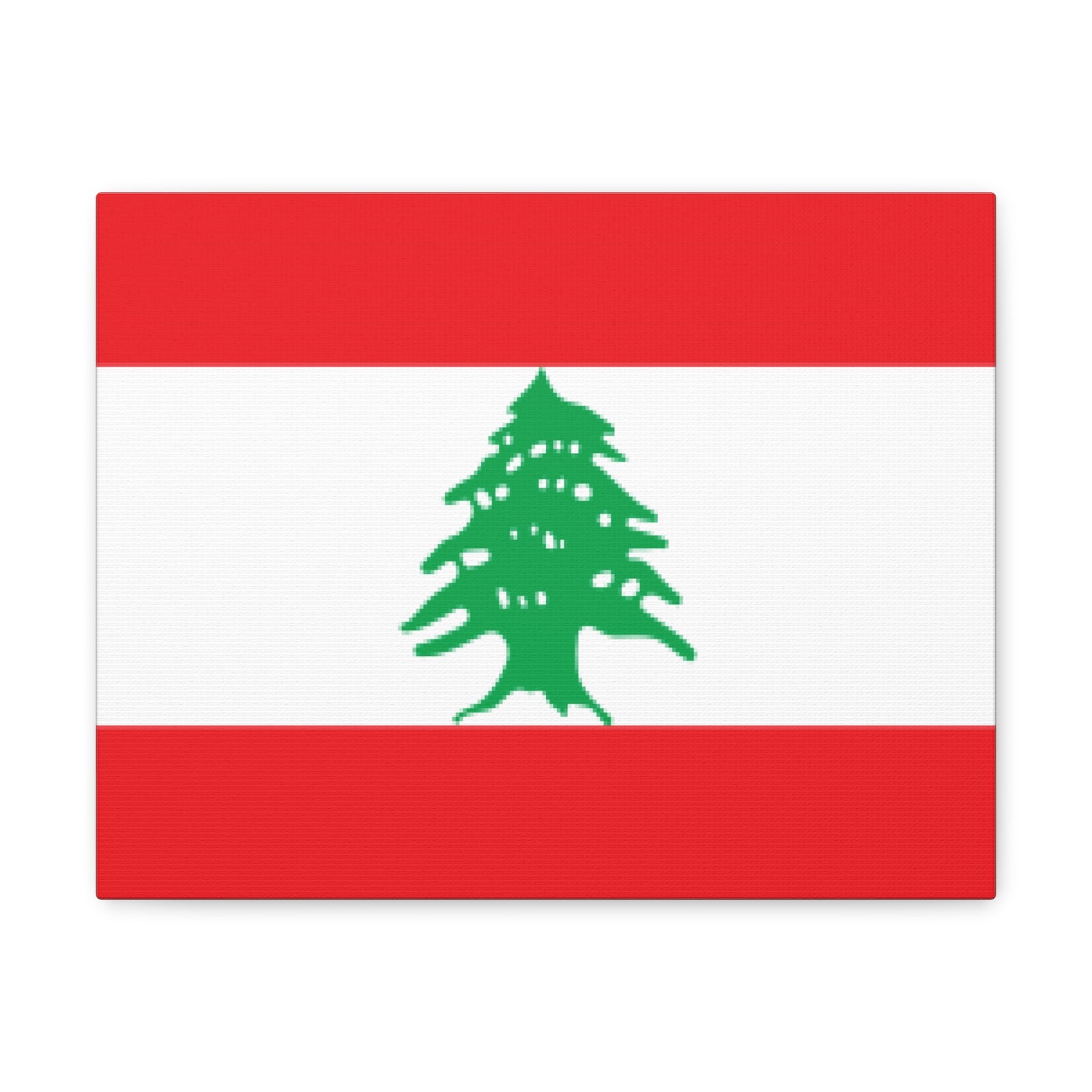 Lebanon Country Flag Canvas Vibrant Wall Art Unframed Home Decor-Express Your Love Gifts
