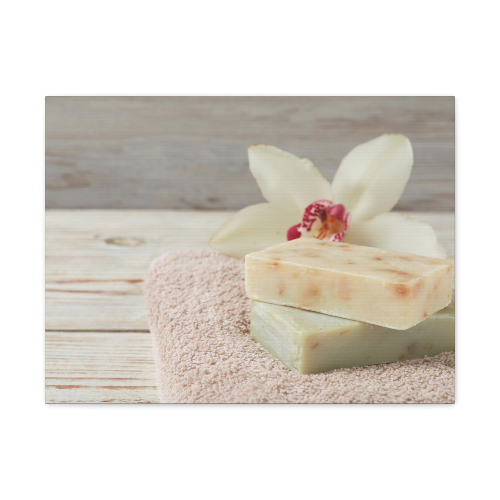 Terry Towel and Lily Forest Floral Nature Photography Canvas Wall Art for Home Decor Ready-to-Hang-Express Your Love Gifts