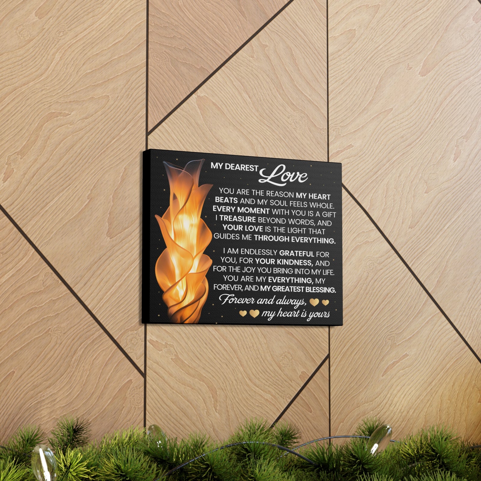 You Are The Reason Romantic Inspirational Print Ready to Hang Artwork Unframed-Express Your Love Gifts