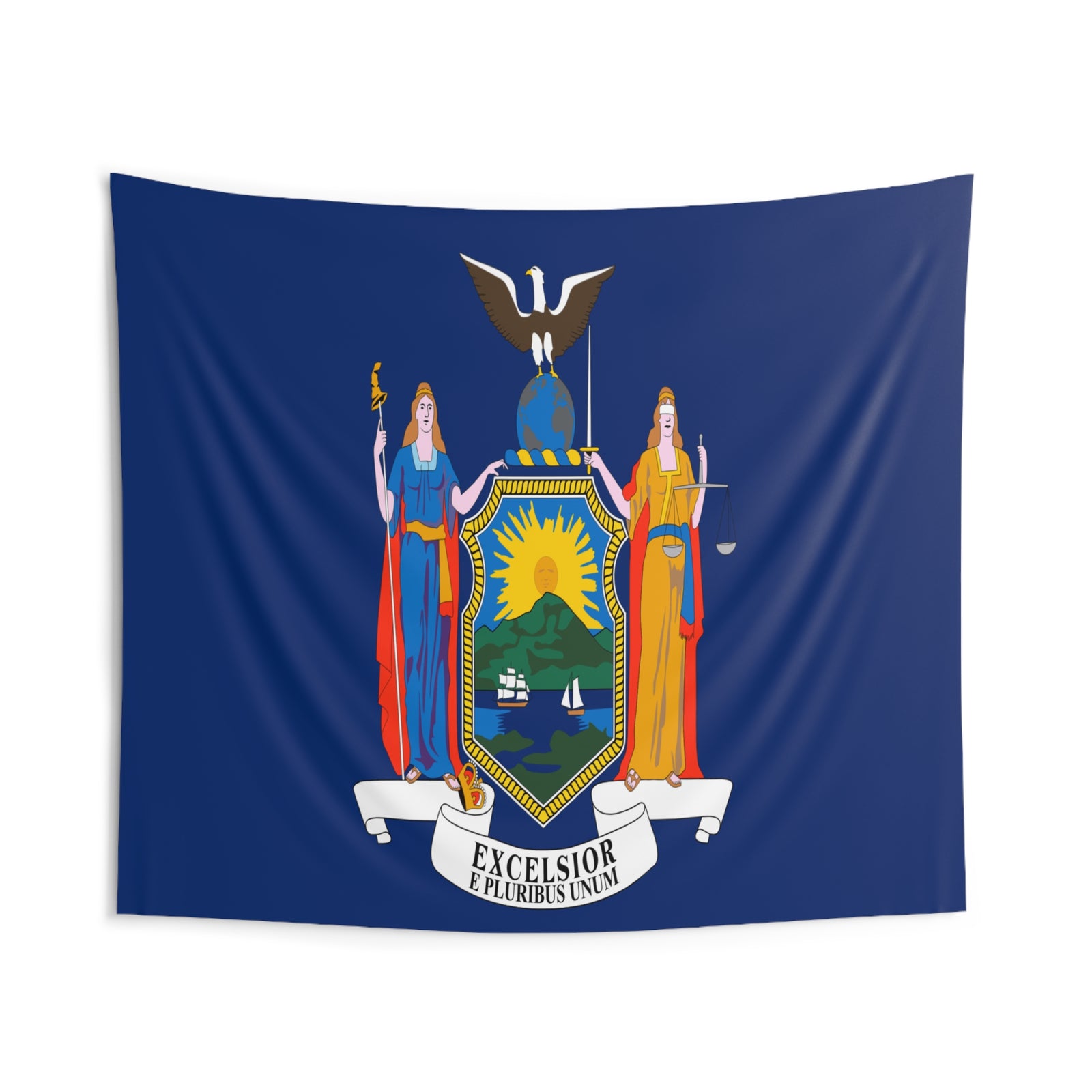 New York State Flag Wall Hanging Tapestry-Express Your Love Gifts