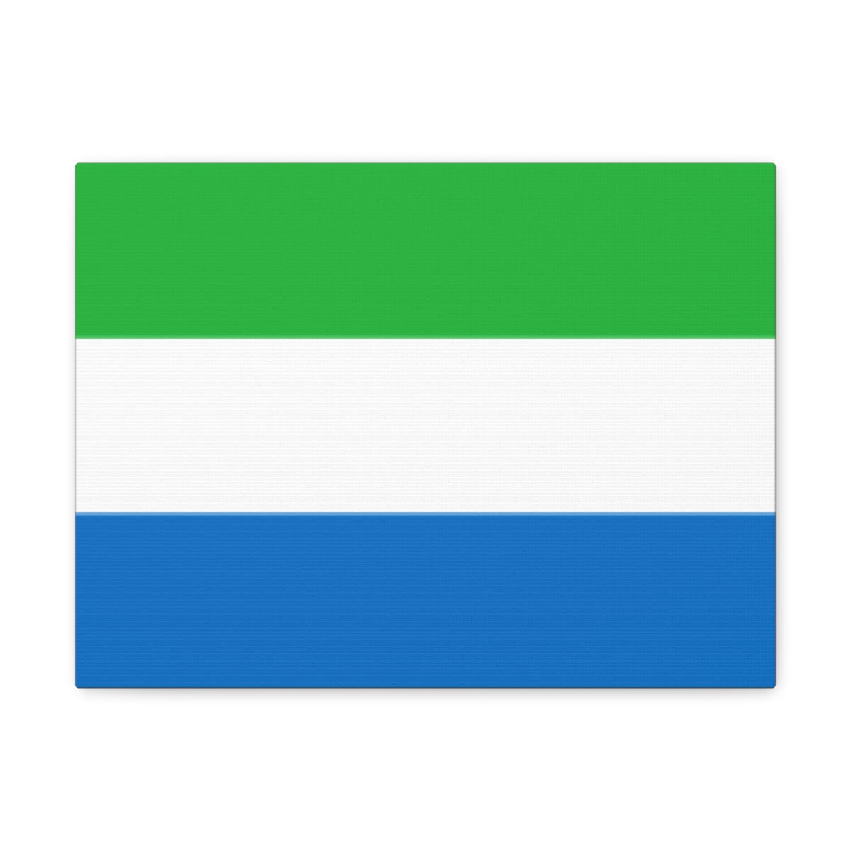 Sierra Leone Country Flag Canvas Vibrant Wall Art Unframed Home Decor-Express Your Love Gifts