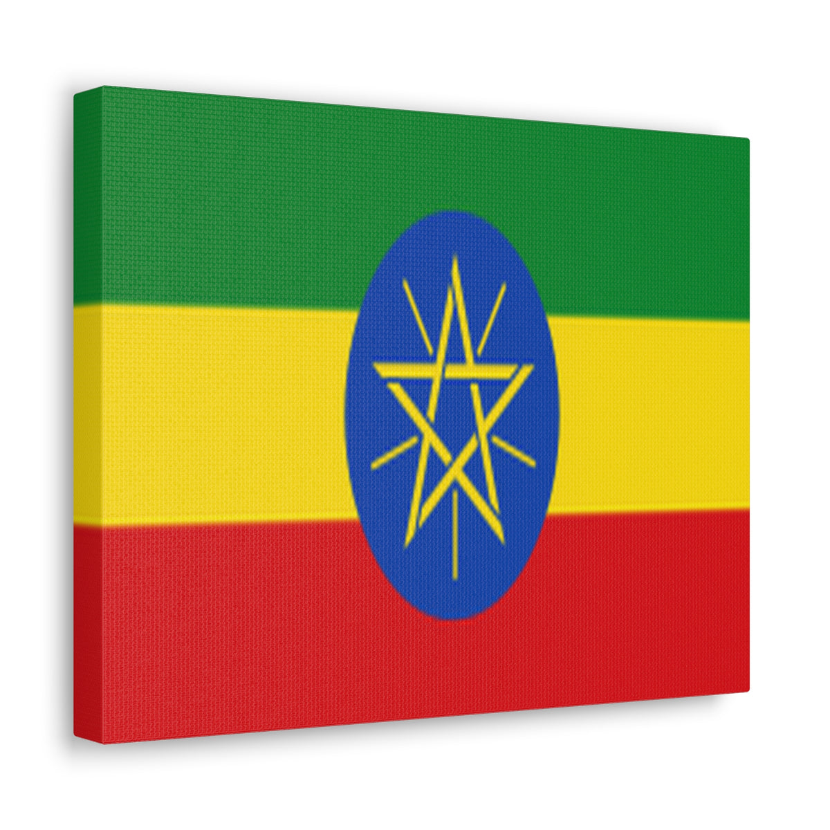 Ethiopia Country Flag Canvas Vibrant Wall Art Unframed Home Decor-Express Your Love Gifts