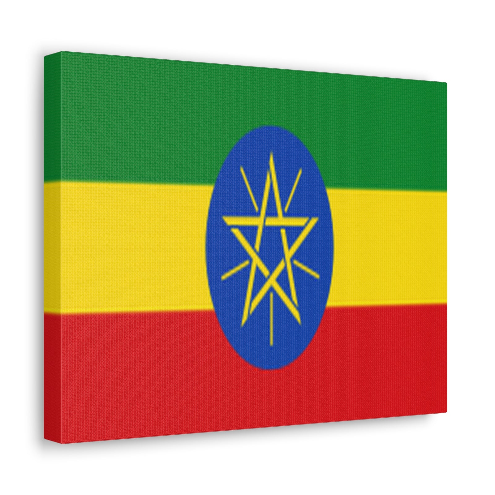 Ethiopia Country Flag Canvas Vibrant Wall Art Unframed Home Decor-Express Your Love Gifts