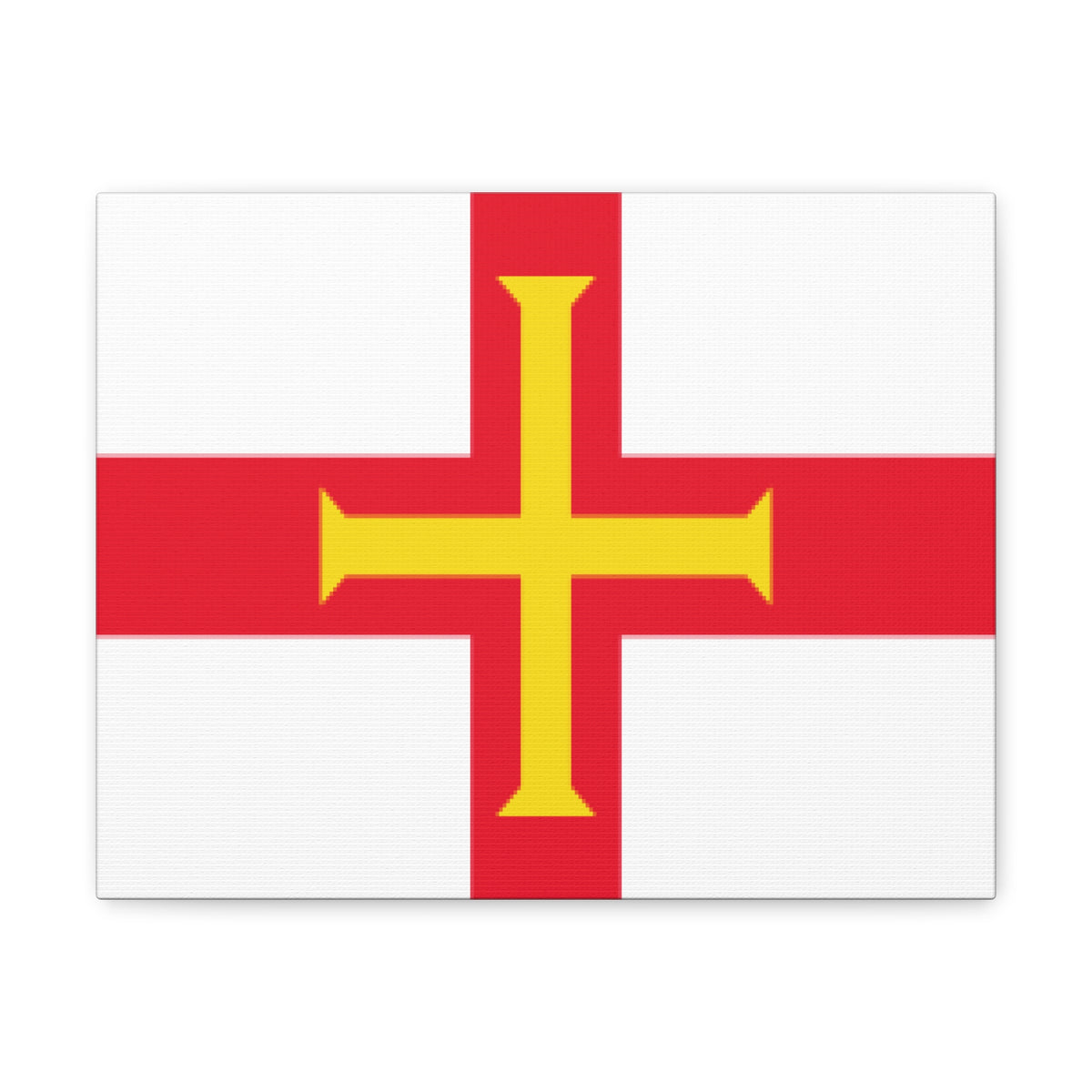 Guernsey Country Flag Canvas Vibrant Wall Art Unframed Home Decor-Express Your Love Gifts