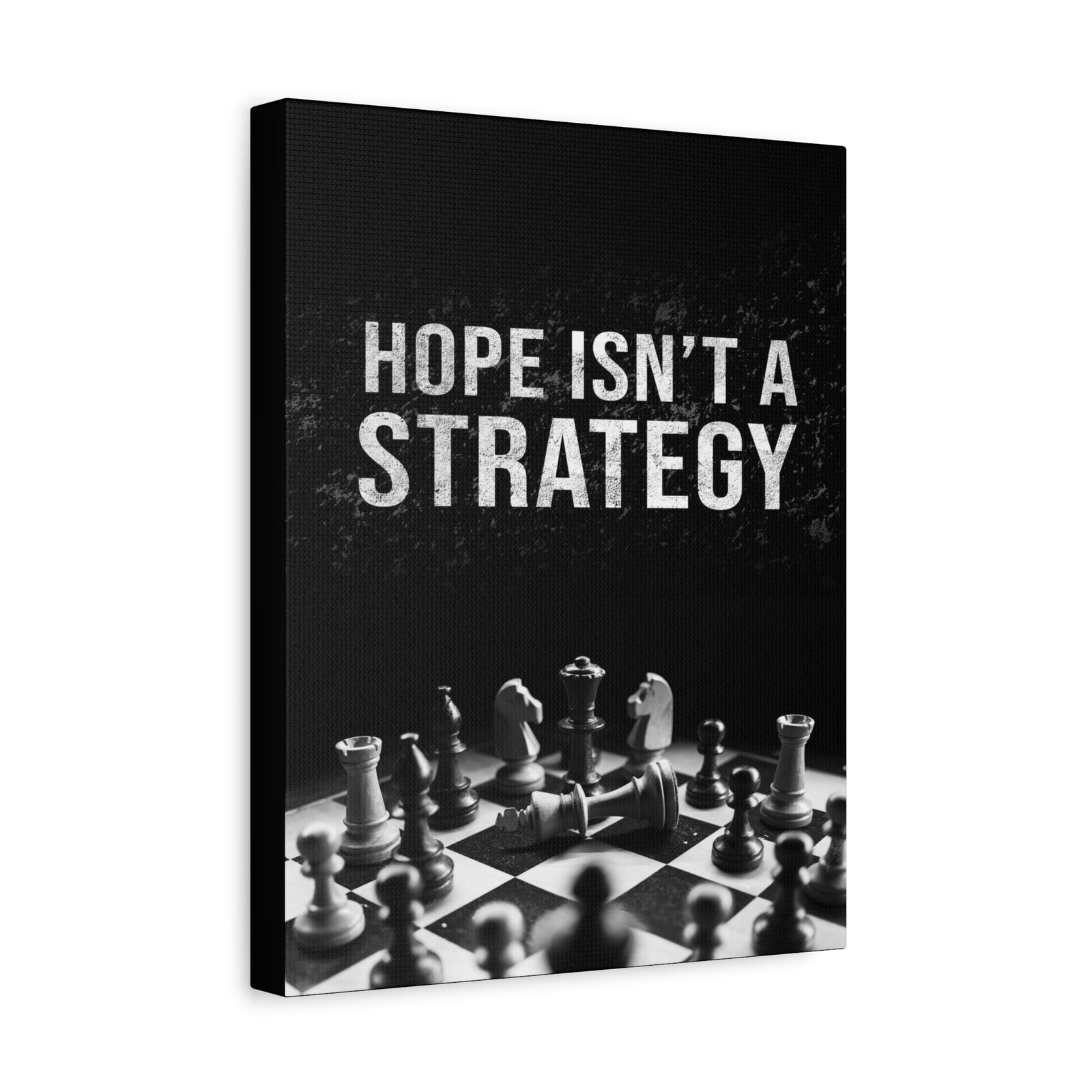 Hope Isn't A Strategy Wall Street Trading Quote-Money Motivation Wall Art-Express Your Love Gifts
