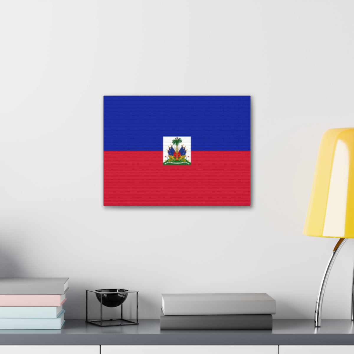 Haiti Country Flag Canvas Vibrant Wall Art Unframed Home Decor-Express Your Love Gifts