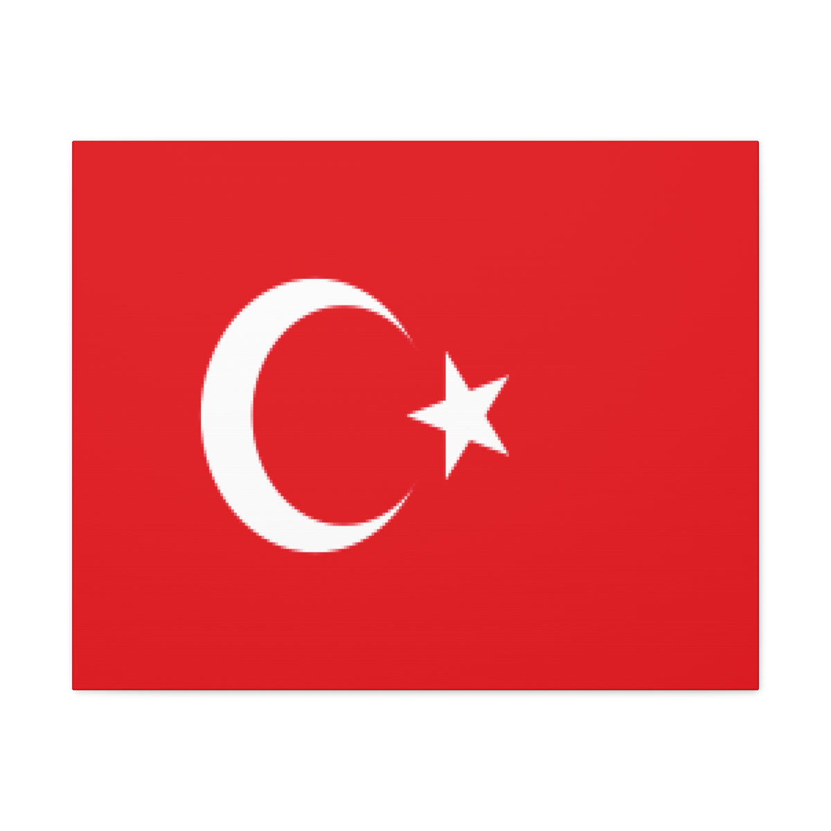 Turkey Country Flag Canvas Vibrant Wall Art Unframed Home Decor-Express Your Love Gifts