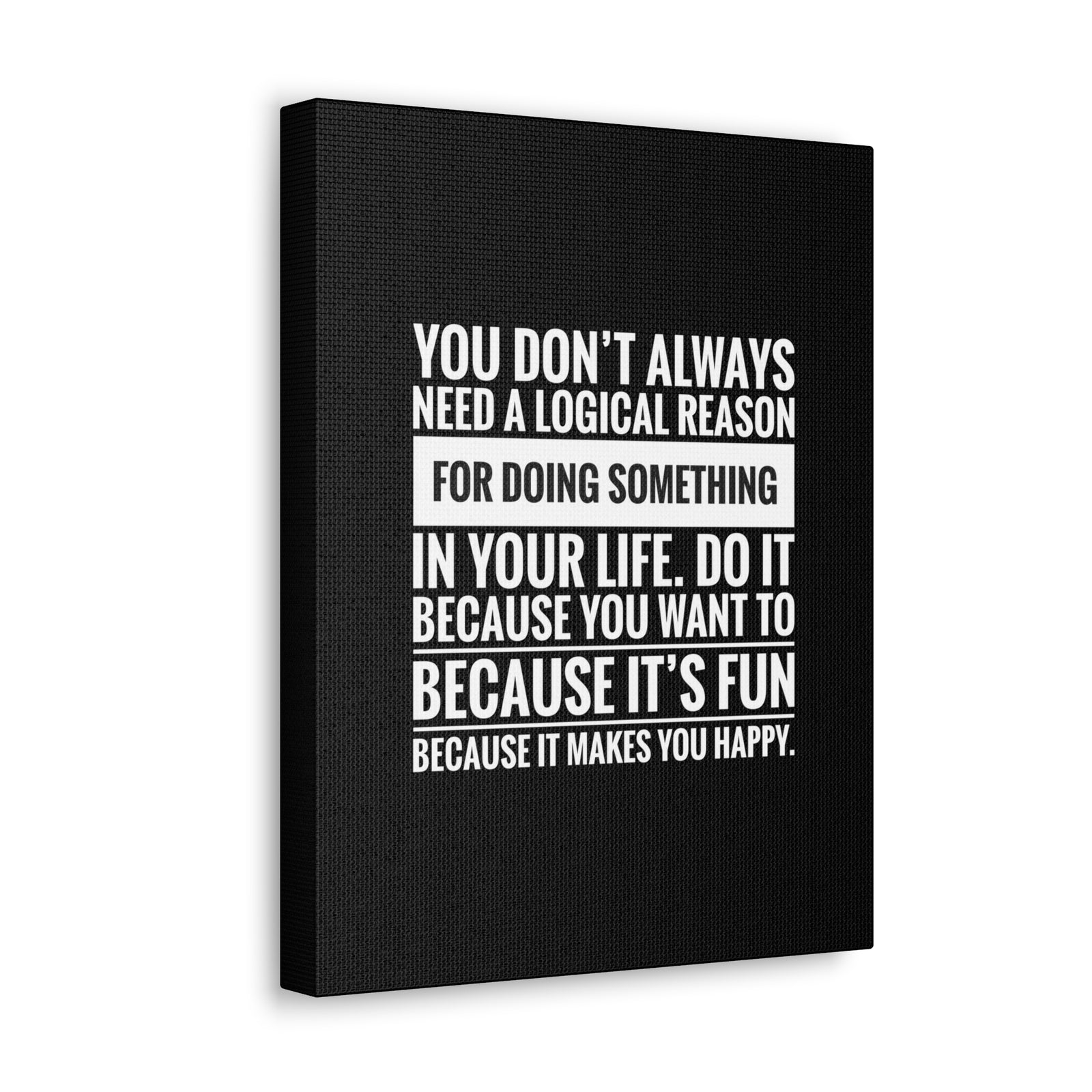 Inspirational Wall Art It Makes You Happy Motivation Wall Decor for Home Office Gym Inspiring Success Quote Print Ready to Hang-Express Your Love Gifts