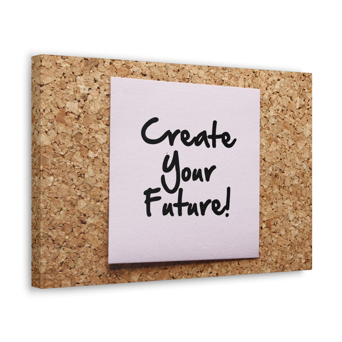 Inspirational Quote Canvas Create Your Future Motivational Print Ready to Hang Artwork-Express Your Love Gifts