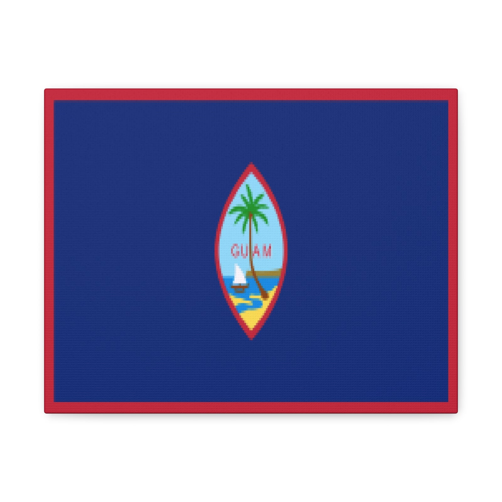 Guam Country Flag Canvas Vibrant Wall Art Unframed Home Decor-Express Your Love Gifts