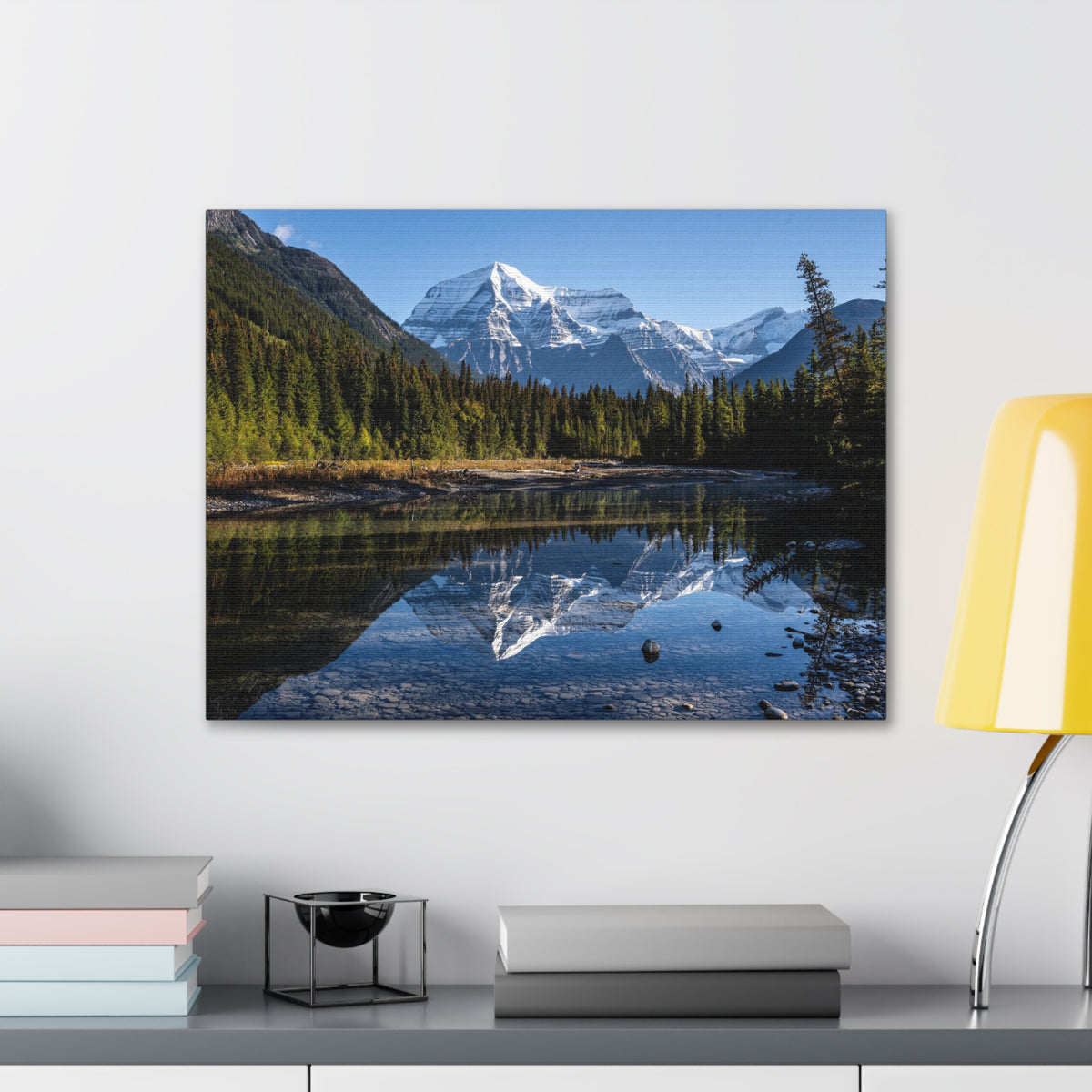 Mystic Forest Mountain Nature Wilderness Photography Canvas Wall Art for Home Decor Ready-to-Hang-Express Your Love Gifts