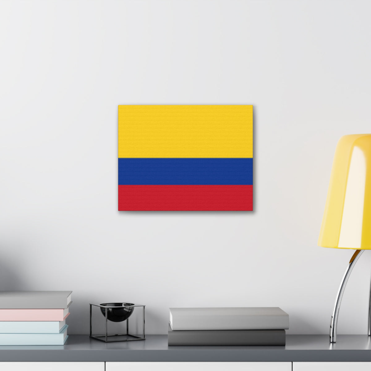 Colombia Country Flag Canvas Vibrant Wall Art Unframed Home Decor-Express Your Love Gifts