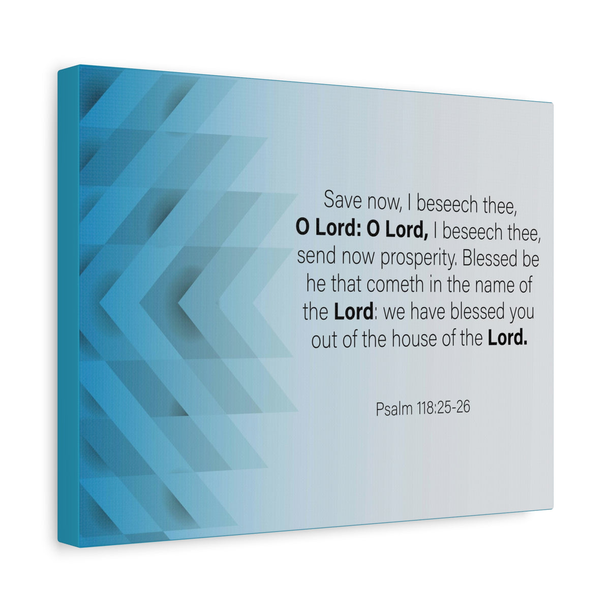 Bible Verse Canvas Save Now Psalm 118:25-26 Wall Art Christian Home Decor-Express Your Love Gifts