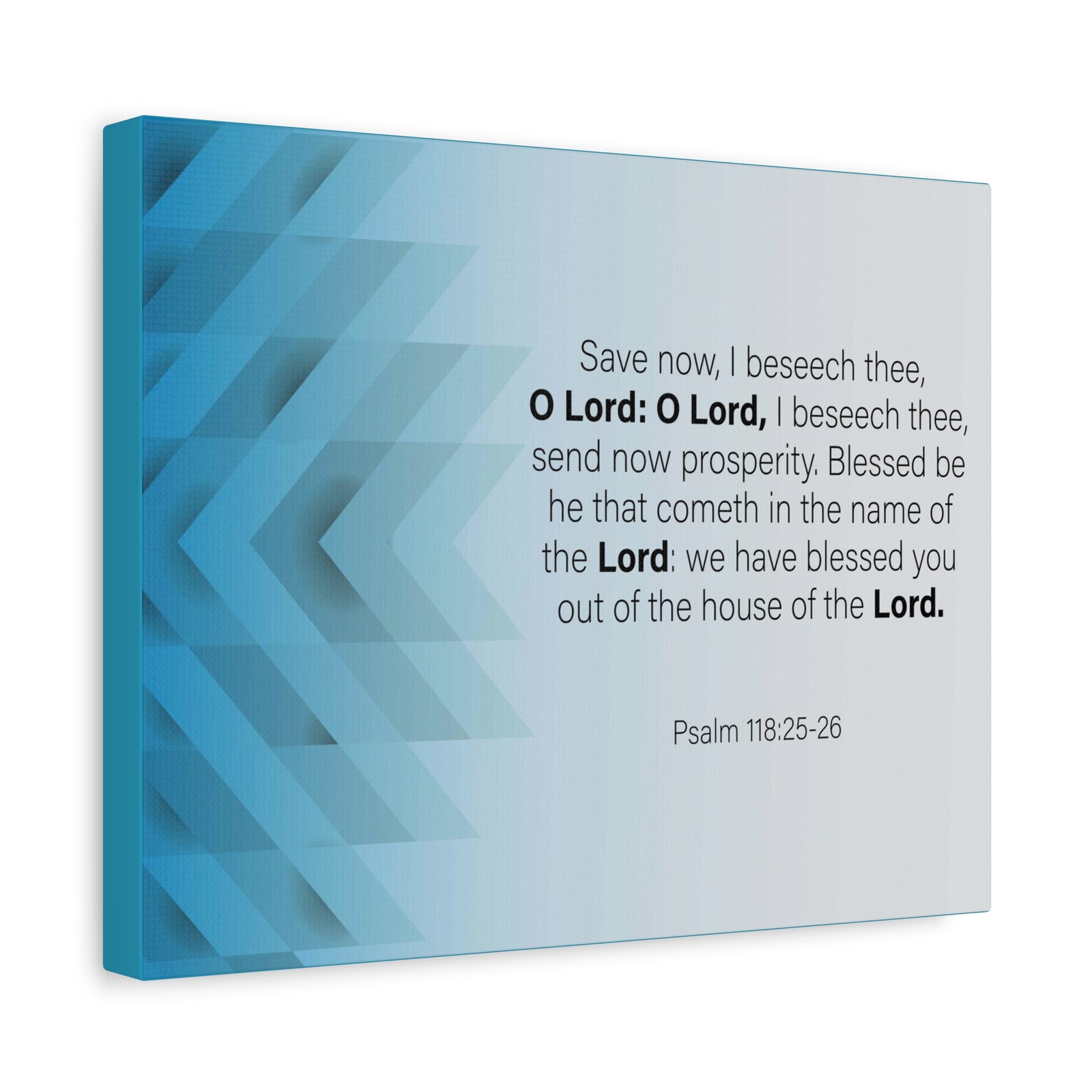 Bible Verse Canvas Save Now Psalm 118:25-26 Wall Art Christian Home Decor-Express Your Love Gifts