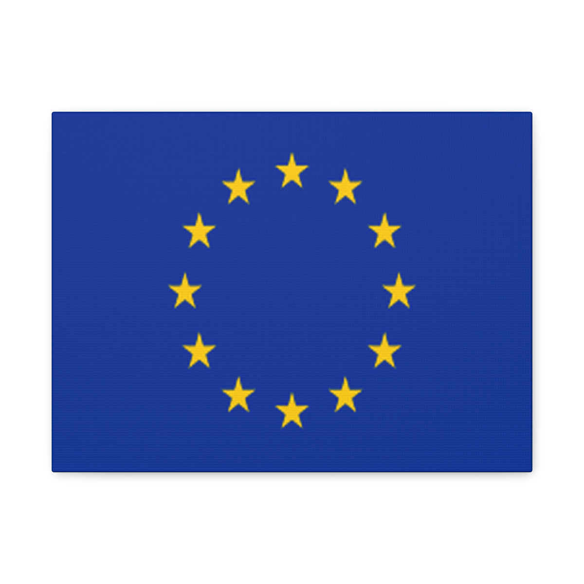 European Union Country Flag Canvas Vibrant Wall Art Unframed Home Decor-Express Your Love Gifts