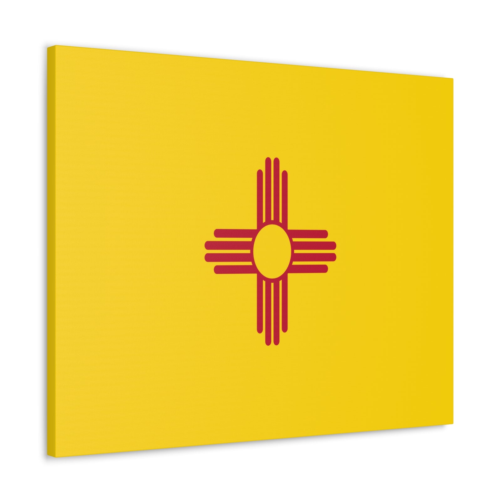 New Mexico Stage Flag Canvas Vibrant Wall Art Unframed Home Decor-Express Your Love Gifts