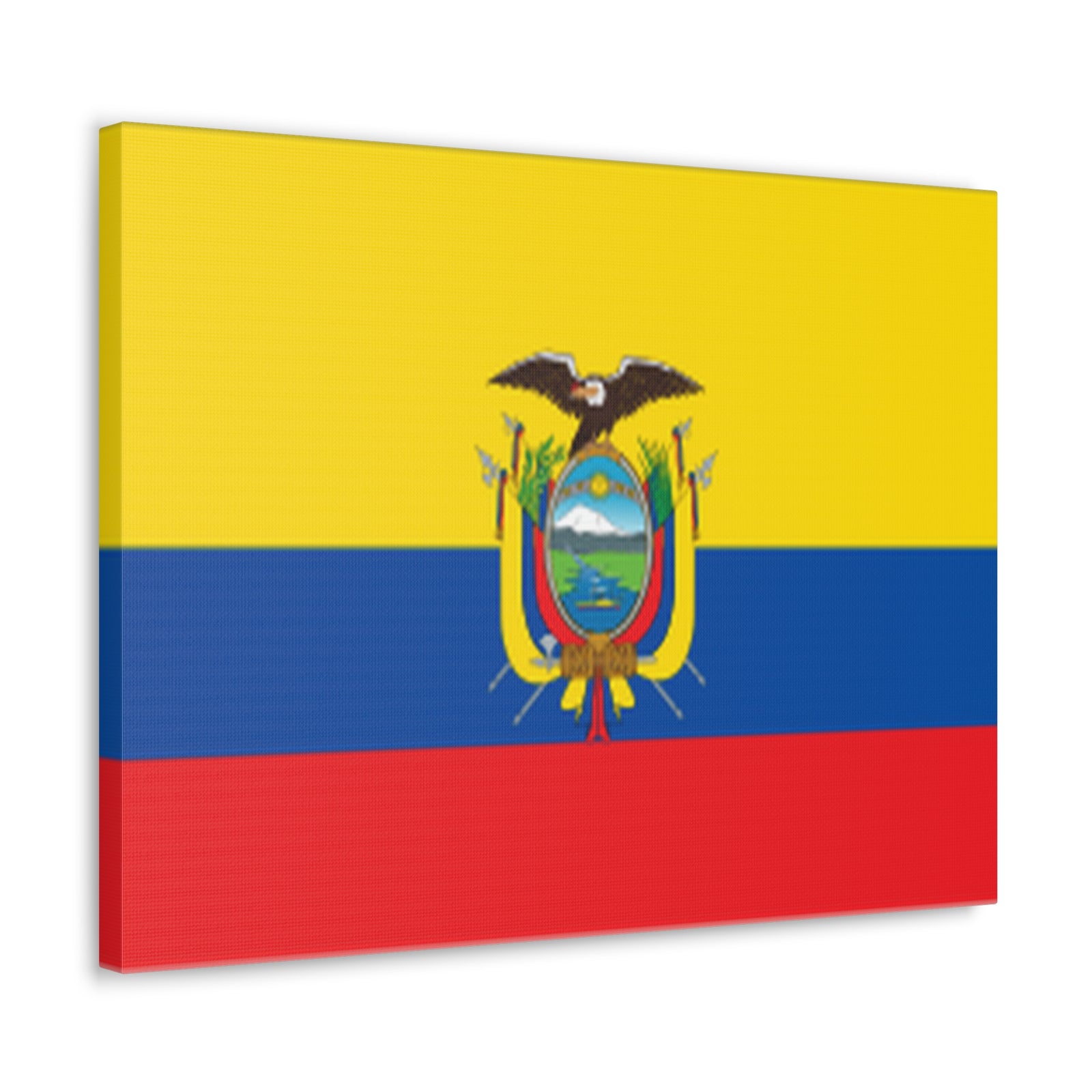 Ecuador Country Flag Canvas Vibrant Wall Art Unframed Home Decor-Express Your Love Gifts