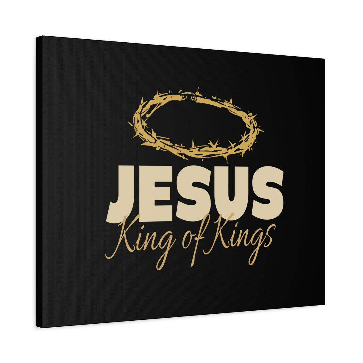 Scripture Walls Jesus King of Kings Bible Verse Canvas Christian Wall Art Ready to Hang Unframed-Express Your Love Gifts