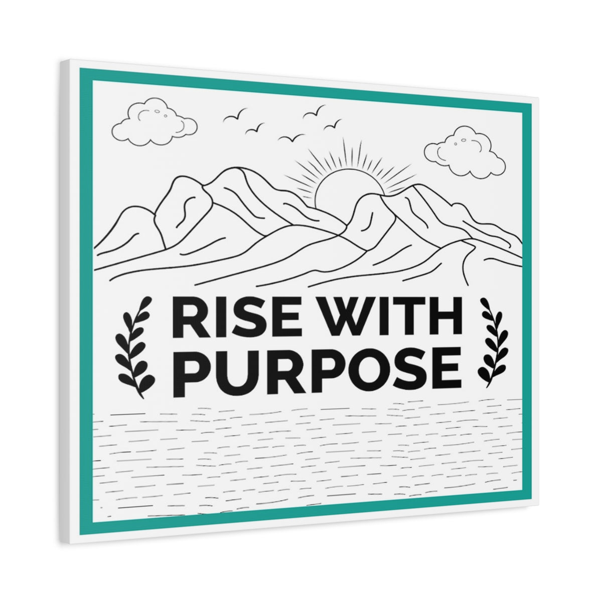 Inspirational Motivational Quote Canvas Wall Art for Home Decor Ready-to-Hang-Express Your Love Gifts